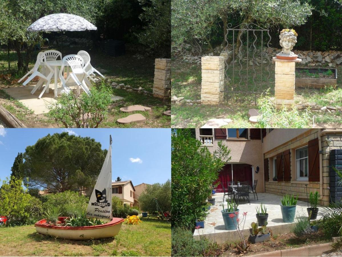Villa Des Masques Aubais Bagian luar foto
